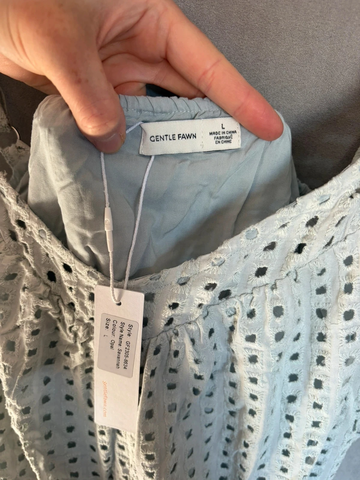 Brand new Gentle Fawn blue/grey size L jumpsuit – photo 2